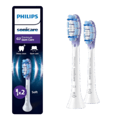 Philips Sonicare Premium Gum Care G3 hambaharja otsikud igemetele HX9052/87 (VALGE, 2 tk)