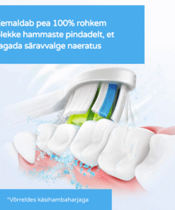Philips Sonicare Optimal White W2 hambaharja otsikud HX6064/88 (MUST, 4 tk) - Pilt 5
