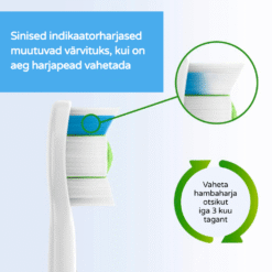 Philips Sonicare Optimal White W2 hambaharja otsikud HX6065/10 (VALGE, 5 tk) - Pilt 6