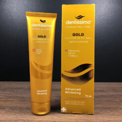 Dentissimo Extra Whitening GOLD 75ML valgendav hambapasta (kullaosakestega) - Pilt 2