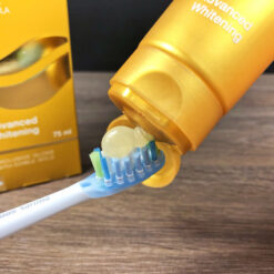 Dentissimo Extra Whitening GOLD 75ML valgendav hambapasta (kullaosakestega) - Pilt 6