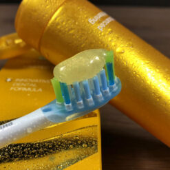 Dentissimo Extra Whitening GOLD 75ML valgendav hambapasta (kullaosakestega) - Pilt 7