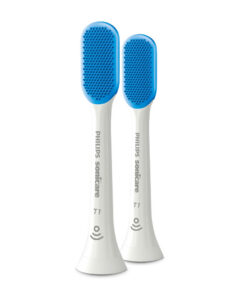Philips Sonicare TongueCare+ keeleharja otsikud HX8072/01 (VALGED, 2 tk)