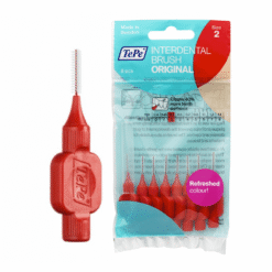TePe 0,5 mm hambavaheharjad PUNANE (2 suurus, 8 tk pakis - interdentaalhari)