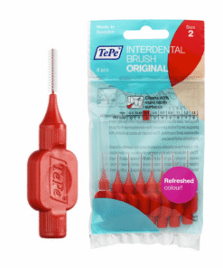 TePe 0,5 mm hambavaheharjad PUNANE (2 suurus, 8 tk pakis - interdentaalhari)