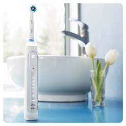 Oral-B GENIUS 10000 elektriline hambahari surveanduriga VALGE (6 režiimi, 2 harjapead) + Reisikarp - Pilt 5