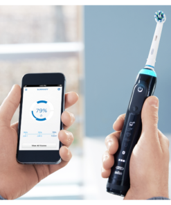 Oral-B GENIUS 10000 elektriline hambahari surveanduriga MUST (6 režiimi, 4 harjapead) - Pilt 6