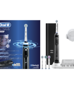 Oral-B GENIUS 10000 elektriline hambahari surveanduriga MUST (6 režiimi, 4 harjapead) - Pilt 2
