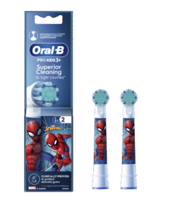 Oral-B PRO Kids 3+ SPIDERMAN laste ülipehmed hambaharja otsikud (EB10S-2K, 2tk)
