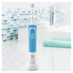 Oral-B Vitality 100 Sensitive UltraThin elektriline hambahari taimeri ja pehme harjapeaga (SININE) - Pilt 5