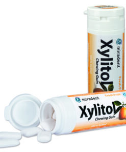 Närimiskumm Miradent 100% Xylitol PUUVILJA (30g, pakis 30tk)
