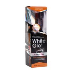 White Glo Charcoal Deep Stain Remover hambapasta 100ml (valgendav aktiivsöega hambapasta)