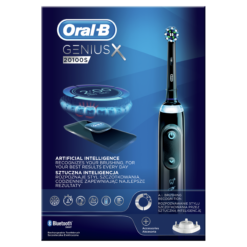 Oral-B GENIUS X 20100S Black elektriline hambahari (surveanduri, äpi, 6 režiimi ja 1 harjapeaga) - Pilt 4