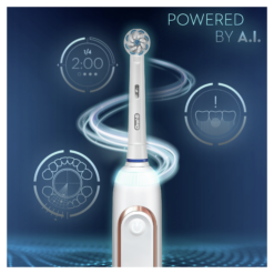 Oral-B GENIUS X 20100S Rose Gold elektriline hambahari (surveanduri, äpi, 6 režiimi ja 1 harjapeaga) - Pilt 6