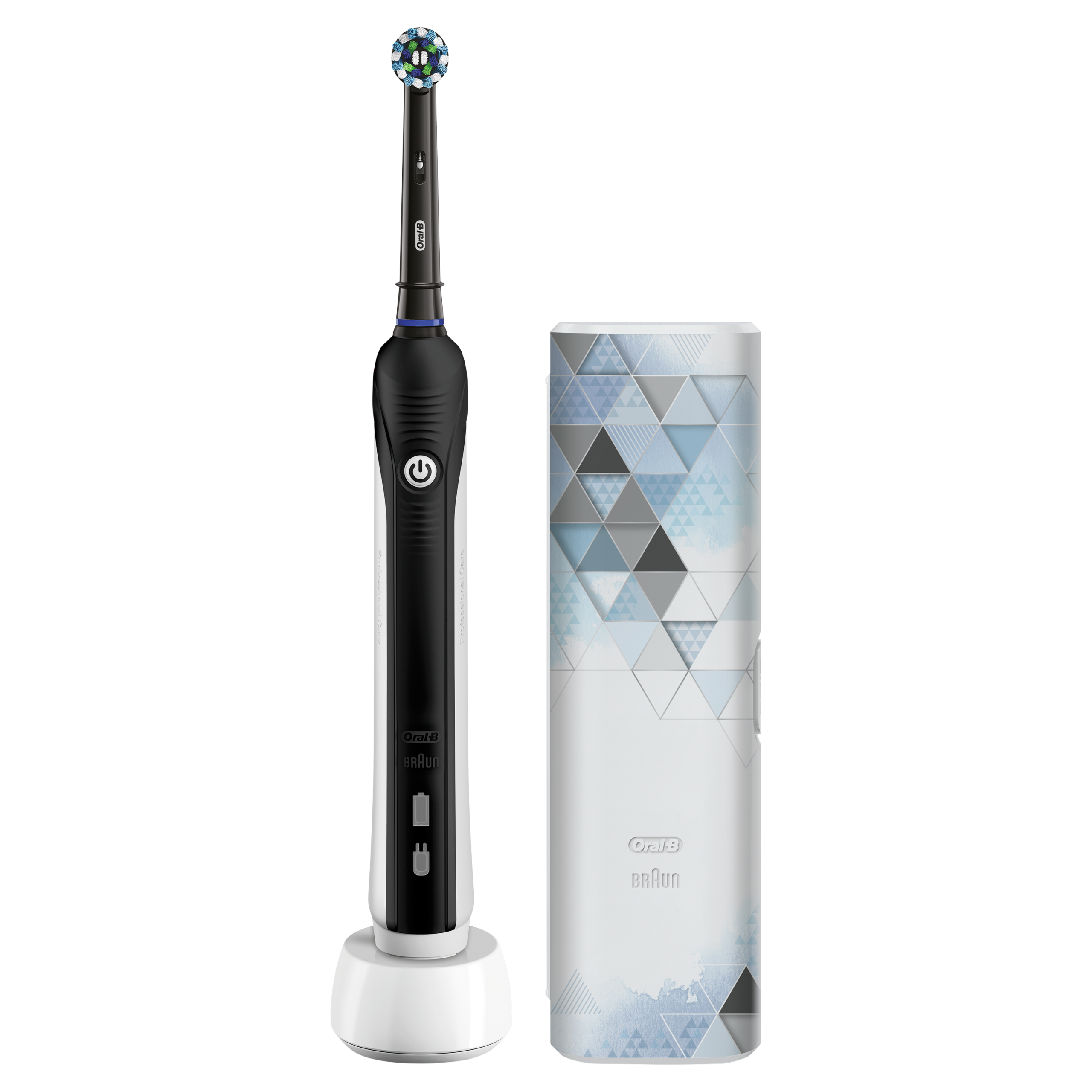 Oral-B PRO 1 / 750 elektriline hambahari koos surveanduri ja reisikarbiga (1 režiim, 1 harjapea - MUST) - Pilt 2