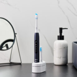 Oral-B Pulsonic SLIM Luxe 4500 Matte Black Sonic elektriline hambahari (2 harjapead) + Reisikarp - Pilt 6