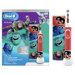 Oral-B Vitality 100 "PIXAR" elektriline hambahari LASTE (2 kiirust, lastele al. 3.a) + Reisikarp - Pilt 4