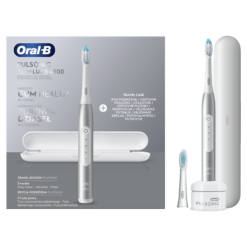 Oral-B Pulsonic SLIM Luxe 4500 Platinum Sonic elektriline hambahari (2 harjapead) +Reisikarp - Pilt 5