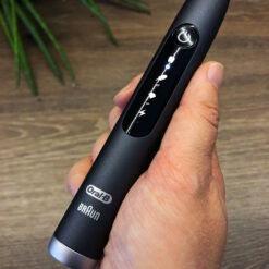 Oral-B Pulsonic SLIM Luxe 4500 Matte Black Sonic elektriline hambahari (2 harjapead) + Reisikarp - Pilt 5