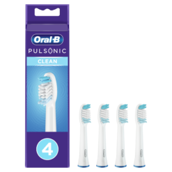 Oral-B PULSONIC Clean keskmise tugevusega hambaharja otsikud - Clean (SR32-4 , 4tk)