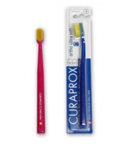 Käsihambahari CURAPROX Ortho Ultra Soft (ultrapehme hari breketitele)