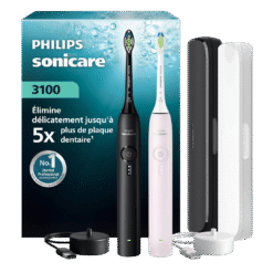Philips Sonicare 3100 elektriline hambahari (HX4072/42) MUST + ROOSA