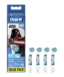 Oral-B Vitality Kids 3+ "STAR WARS" laste ülipehmed hambaharja otsikud (EB10, 4tk)