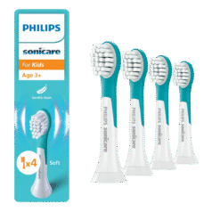 Philips Sonicare For KIDS (3+) hambaharja otsikud lastele Mini (pehmed) HX6034/90 (4 tk)