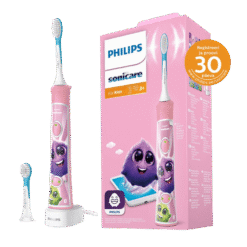 Philips Sonicare FOR KIDS elektriline hambahari lastele ROOSA (al. 3a) HX6352/42