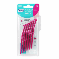 TePe ANGLE 0,4 mm hambavaheharjad ROOSA (0 suurus, 6 tk pakis - pika pidemega interdentaalhari)