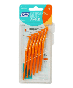 TePe ANGLE 0,45 mm hambavaheharjad ORANŽ (1 suurus, 6 tk pakis - pika pidemega interdentaalhari)