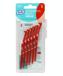TePe ANGLE 0,5 mm hambavaheharjad PUNANE (2 suurus, 6 tk pakis - pika pidemega interdentaalhari)
