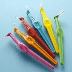 TePe ANGLE 0,6 mm hambavaheharjad SININE (3 suurus, 6 tk pakis - pika pidemega interdentaalhari) - Pilt 4