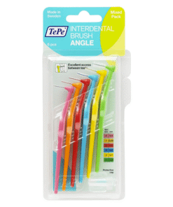 TePe ANGLE Mixed Pack hambavaheharjad KOMBO (6 eri suurust, 6 tk pakis - pika pidemega interdentaalhari)