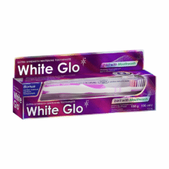 White Glo 2in1 with Mouthwash valgendav hambapasta koos suuveega 100ml (kaasa tasuta käsihambahari) - Pilt 3