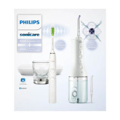 Philips Sonicare DiamondClean 9000 HX3886/41 elektriline hambahari + Power Flosser 3000 veeprits (VALGE) - Pilt 3