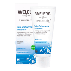WELEDA Sole hambapasta meresoolaga 75ML (fluoriidivaba, niisutav ja efektiivne)