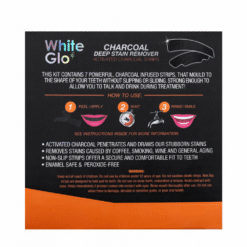 White Glo Charcoal Whitening Strips valgendavad aktiivsöeplaastrid (ei kahjusta hambaemaili) - Pilt 3