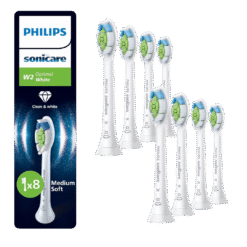 Philips Sonicare Optimal White W2 hambaharja otsikud HX6068/87 (VALGE, 8 tk)