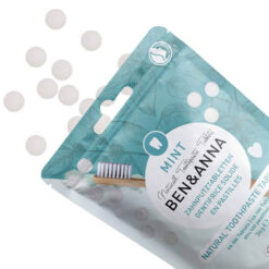 BEN&ANNA vegan hambapesutabletid MINT 100tk (fluoriidivabad) - Pilt 2