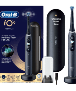 Oral-B iO9 Genius elektriline hambahari Black Onyx (7 režiimi, kiirlaadija)