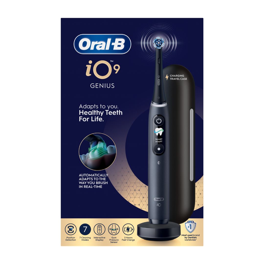 Oral-B iO9 Genius elektriline hambahari Black Onyx (7 režiimi, kiirlaadija) - Pilt 3