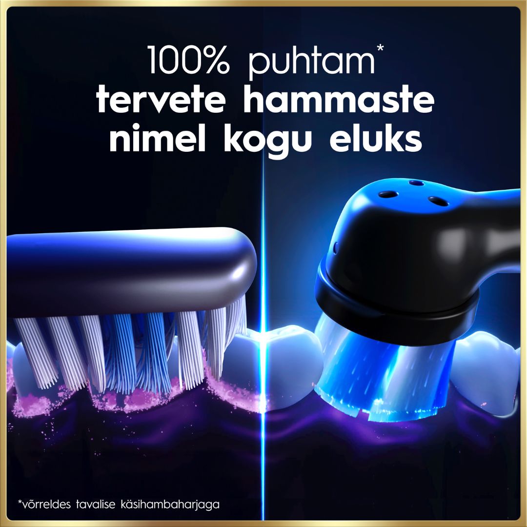 Oral-B iO9 Genius elektriline hambahari Black Onyx (7 režiimi, kiirlaadija) - Pilt 6