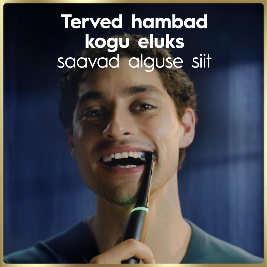 Oral-B iO9 Genius elektriline hambahari Black Onyx (7 režiimi, kiirlaadija) - Pilt 7