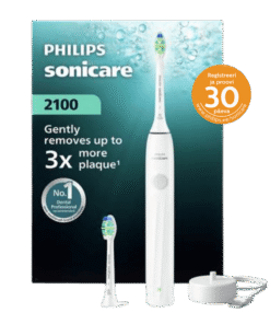 Philips Sonicare 2100 seeria HX4022/01 elektriline hambahari VALGE (1 režiim, 2 otsikut)