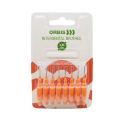 ORBIS 0,45mm hambavaheharjad ORANŽ (8tk pakis, interdentaalhari)