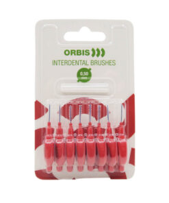 ORBIS 0,5mm hambavaheharjad PUNANE (8tk pakis, interdentaalhari)