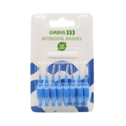 ORBIS 0,6mm hambavaheharjad SININE (8tk pakis, interdentaalhari)