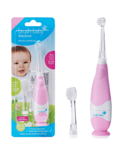 Brush-Baby BabySonic elektriline hambahari väikelastele ROOSA (kuni 3.a)