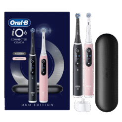 Oral-B iO6 elektriline hambahari Black Lava / Pink Sand (2 hambaharja, 5 režiimi, ekraan)